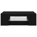 TV-skab med skuffe Sort eg 90 x 39 x 30 cm Konstrueret træ