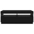 TV-skab Sort eg 100 x 35 x 40 cm Konstrueret træ