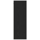 Væg TV Skab 2 pcs Sort eg 30,5 x 28,5 x 90 cm Konstrueret træ