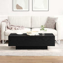 Sofabord Sort eg 100 x 49,5 x 31 cm Konstrueret træ