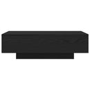 Sofabord Sort eg 100 x 49,5 x 31 cm Konstrueret træ