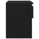 Natskab med skuffe Sort eg 40 x 30 x 39 cm Konstrueret træ