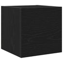 Vægmonteret TV Skab Vægmonteret 2 pcs Sort eg 30,5 x 30 x 30 cm