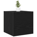 Vægmonteret TV Skab Vægmonteret 2 pcs Sort eg 30,5 x 30 x 30 cm