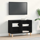 TV-skab Sort eg 69,5 x 30 x 50 cm Konstrueret træ