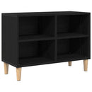 TV-skab Sort eg 69,5 x 30 x 50 cm Konstrueret træ