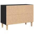 TV-skab Sort eg 69,5 x 30 x 50 cm Konstrueret træ