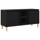 TV-skab 102 x 35 x 50 cm Sort eg Konstrueret træ
