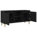 TV-skab 102 x 35 x 50 cm Sort eg Konstrueret træ