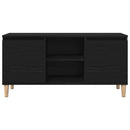 TV-skab 102 x 35 x 50 cm Sort eg Konstrueret træ