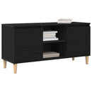 TV-skab 102 x 35 x 50 cm Sort eg Konstrueret træ