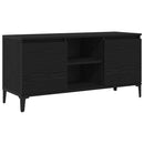 TV-skab 102 x 35 x 50 cm Sort eg Konstrueret træ
