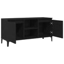 TV-skab 102 x 35 x 50 cm Sort eg Konstrueret træ