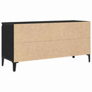 TV-skab 102 x 35 x 50 cm Sort eg Konstrueret træ