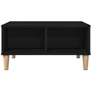 Sofabord Sort eg 60 x 60 x 30 cm Konstrueret træ