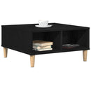 Sofabord Sort eg 60 x 60 x 30 cm Konstrueret træ