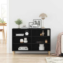 Sideboard Sort eg 103,5 x 35 x 70 cm Konstrueret træ