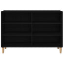Sideboard Sort eg 103,5 x 35 x 70 cm Konstrueret træ
