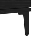Sideboard med skuffe Sort eg 60 x 35 x 70 cm Konstrueret træ