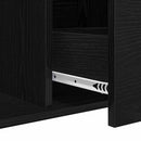 Sideboard med skuffe Sort eg 104 x 35 x 70 cm Konstrueret træ