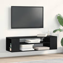 TV-skab Sort eg 100 x 30 x 26,5 cm Konstrueret træ