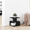 Sidebord Sort eg 40 x 40 x 40 cm Konstrueret træ