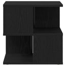 Sidebord Sort eg 40 x 40 x 40 cm Konstrueret træ