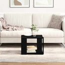 Sofabord Sort eg 40 x 40 x 30 cm Konstrueret træ