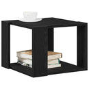 Sofabord Sort eg 40 x 40 x 30 cm Konstrueret træ