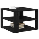Sofabord Sort Eg 58 x 58 x 40 cm Konstrueret træ