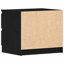 Natskab med skuffe Sort eg 50 x 40 x 43,5 cm Konstrueret træ