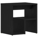 Natskab 2 pcs Sort eg 40 x 30 x 40 cm Konstrueret træ