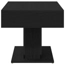 Sofabord Sort eg 96 x 50 x 45 cm Konstrueret træ