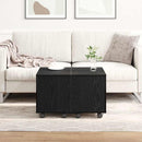 Sofabord Sort eg 60 x 60 x 38 cm Konstrueret træ