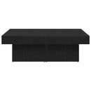 Sofabord Sort eg 90 x 90 x 28 cm Konstrueret træ