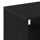 Sidebord Sort eg 50 x 30 x 50 cm Konstrueret træ