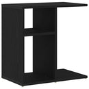 Sidebord Sort eg 50 x 30 x 50 cm Konstrueret træ
