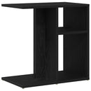 Sidebord Sort eg 50 x 30 x 50 cm Konstrueret træ