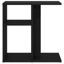 Sidebord Sort eg 50 x 30 x 50 cm Konstrueret træ