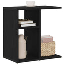 Sidebord Sort eg 50 x 30 x 50 cm Konstrueret træ