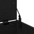 Opbevaringskasse Sort eg 84 x 42 x 46 cm Konstrueret træ