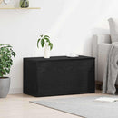 Opbevaringskasse Sort eg 84 x 42 x 46 cm Konstrueret træ