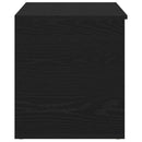 Opbevaringskasse Sort eg 84 x 42 x 46 cm Konstrueret træ