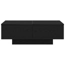 Sofabord Sort eg 90 x 60 x 31 cm Konstrueret træ