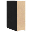Apoteker Skab 20 x 45,5 x 60 cm Konstrueret træ Sort eg