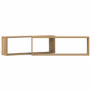 Væghylder Vægmonteret 2 pcs Artisan eg 80 x 15 x 26 cm
