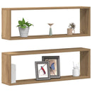 Væghylder Vægmonteret 2 pcs Artisan eg 80 x 15 x 26 cm