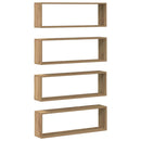 Væghylder Vægmonteret 4 pcs Artisan eg 80 x 15 x 26 cm