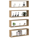 Væghylder Vægmonteret 4 pcs Artisan eg 80 x 15 x 26 cm
