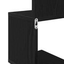 Hjørnehylde Sort eg 20 x 20 x 127,5 cm Konstrueret træ